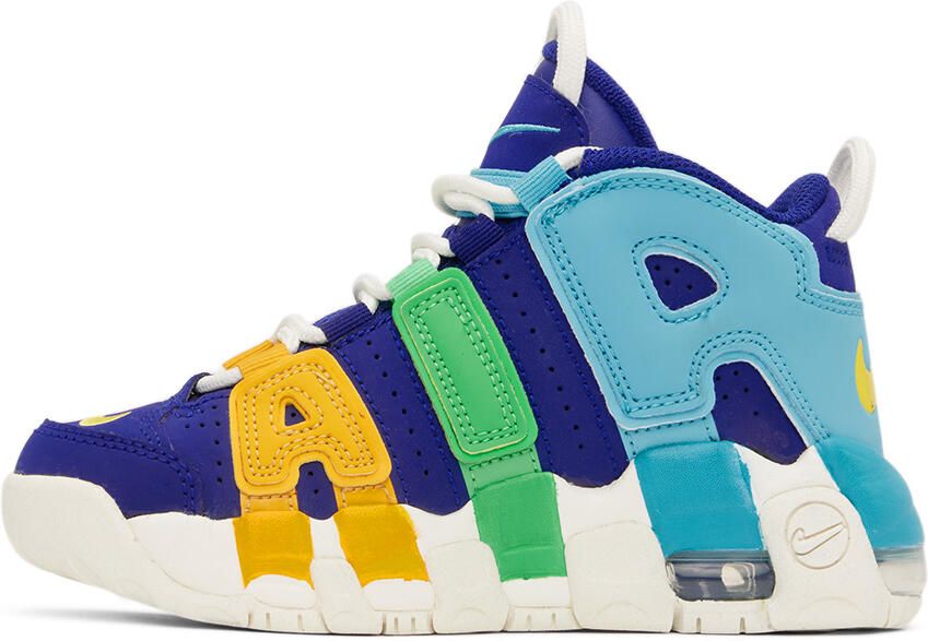 Nike Kids Blue Air More Uptempo Little Kids Sneakers - Picture 2