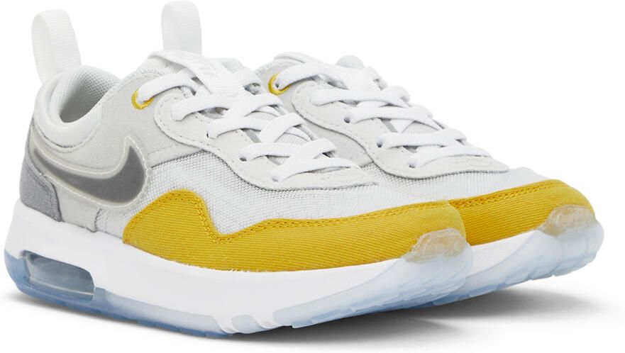 Nike Kids Grey & Yellow Air Max Motif Little Kids Sneakers