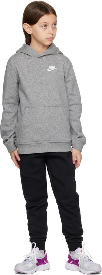 Nike Kids Purple & Silver Huarache Run Little Kids Sneakers - Picture 4