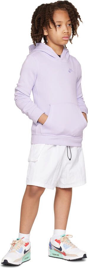 Nike Kids White Air Max 90 LTR SE Big Kids Sneakers - Picture 4