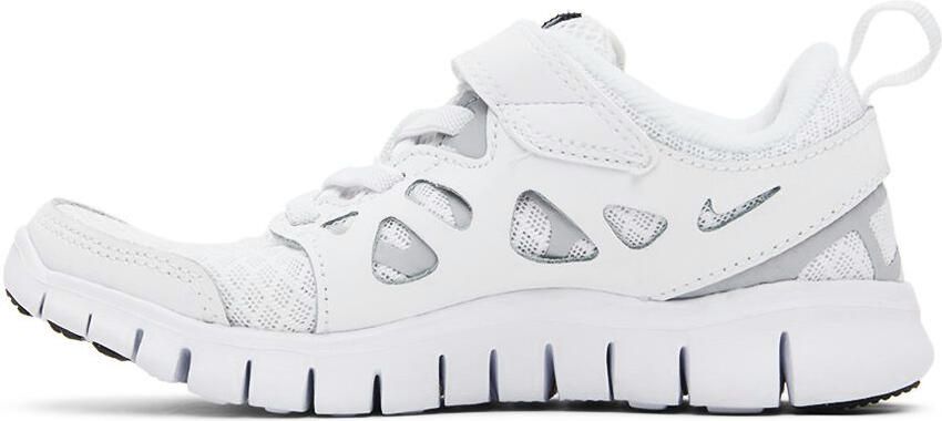 Nike Kids White Free Run 2 Little Kids Sneakers - Picture 3