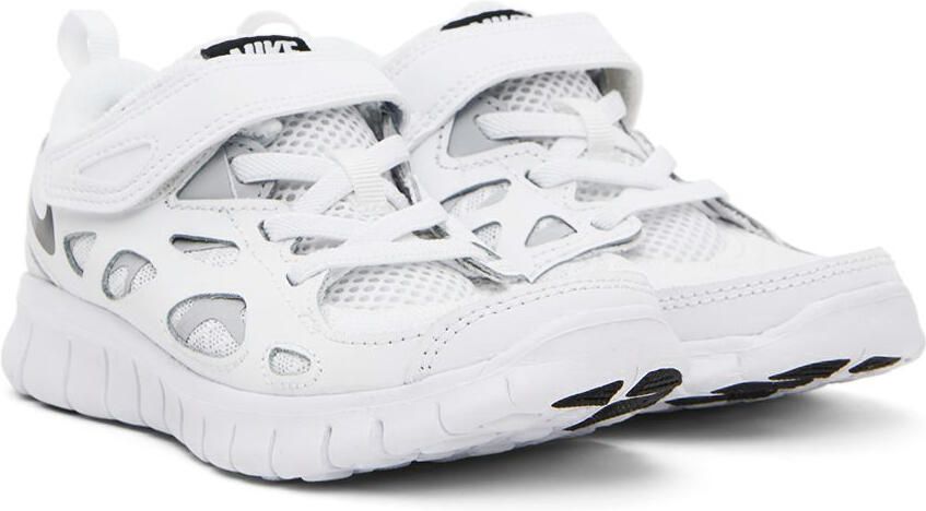 Nike Kids White Free Run 2 Little Kids Sneakers - Picture 2