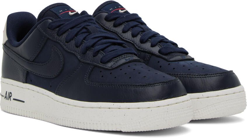 Nike Navy Air Force 1 '07 Sneakers - Picture 2