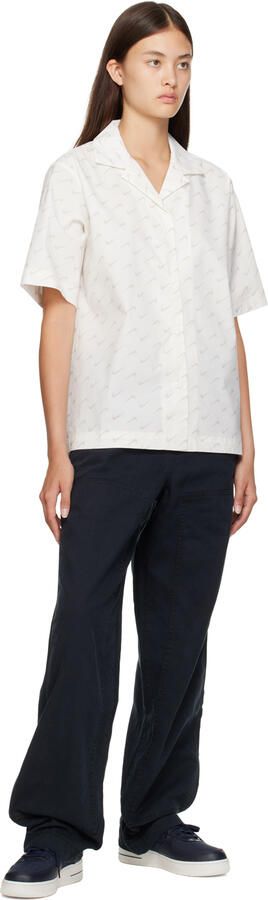 Nike Navy Air Force 1 '07 Sneakers - Picture 4