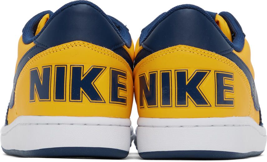 Nike Navy & Yellow Terminator Low Sneakers