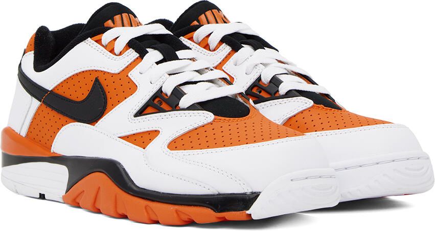 Nike Orange Air Cross 3 Low Sneakers - Picture 2