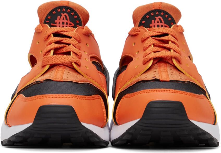 Nike Orange Air Huarache Sneakers - Picture 3