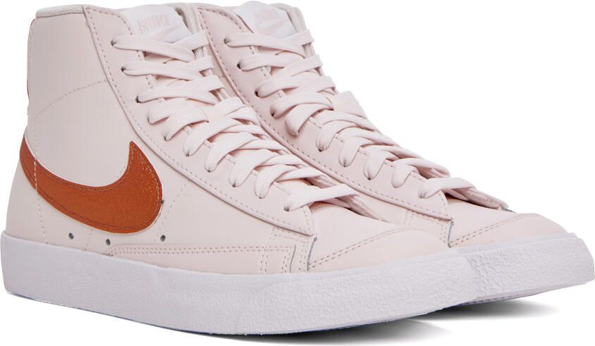Nike Pink Blazer '77 ESS Mid Sneakers - Picture 2
