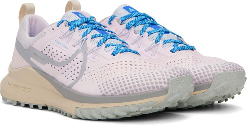 Nike Pink React Pegasus Trail 4 Sneakers - Picture 2