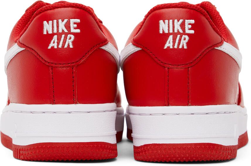 Nike Red Air Force 1 Low Retro Sneakers