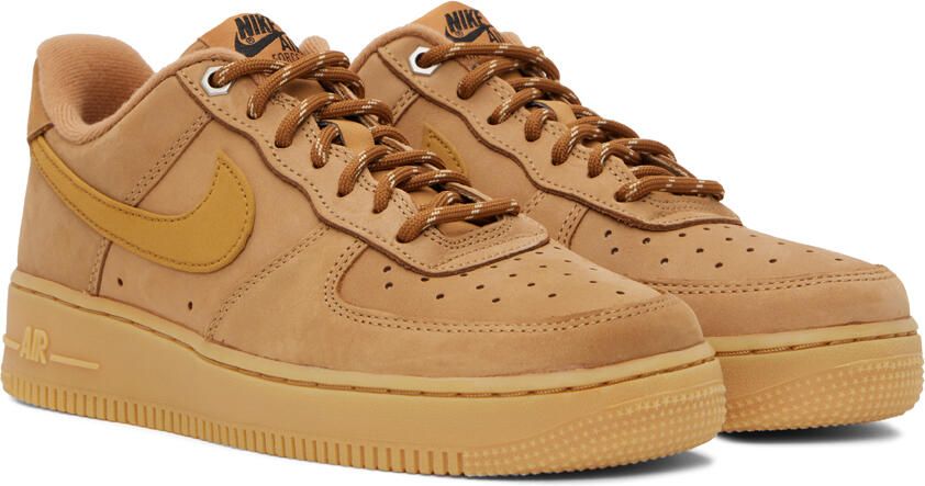 Nike Tan Air Force 1 '07 Sneakers - Picture 2