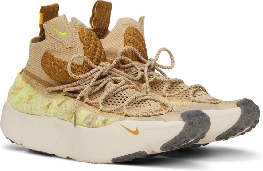 Nike Tan ISPA Sense Flyknit Sneakers - Picture 4
