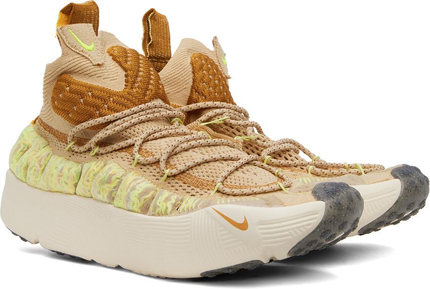 Nike Tan ISPA Sense Flyknit Sneakers - Picture 3