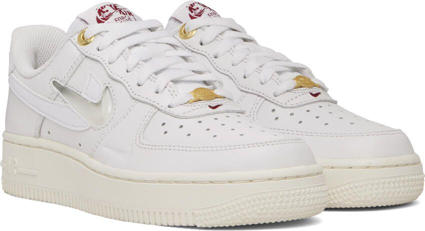 Nike White Air Force 1 '07 Premium Sneakers - Picture 2