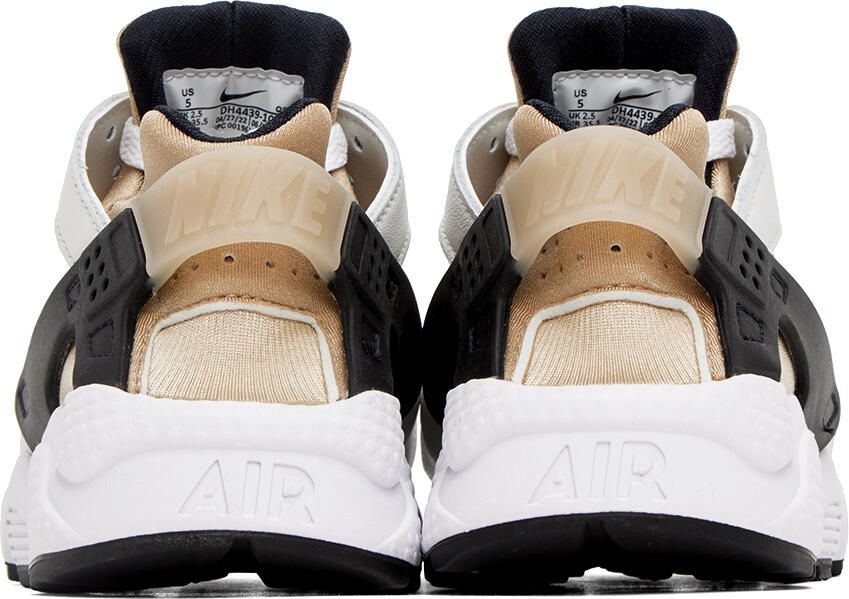 Nike White & Beige Air Huarache Sneakers
