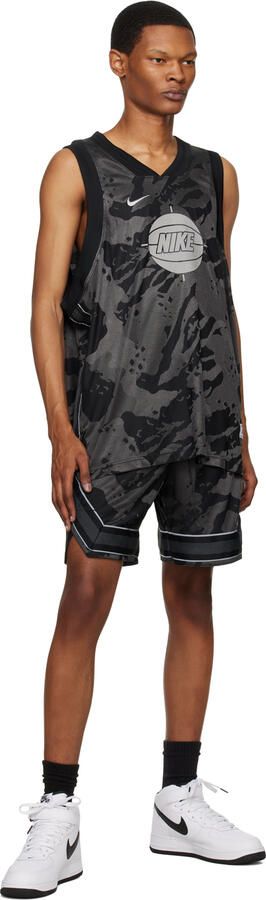 Nike White & Black Air Force 1 '07 Sneakers - Picture 4