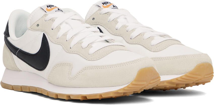 Nike White & Black Air Pegasus 83 Sneakers - Picture 3