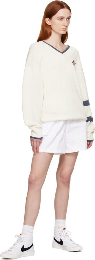 Nike White & Black Blazer Mid '77 Vintage Sneakers - Picture 5