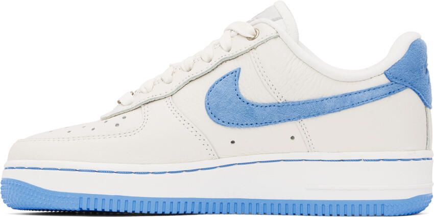 Nike White & Blue Air Force 1 LXX Sneakers - Picture 3