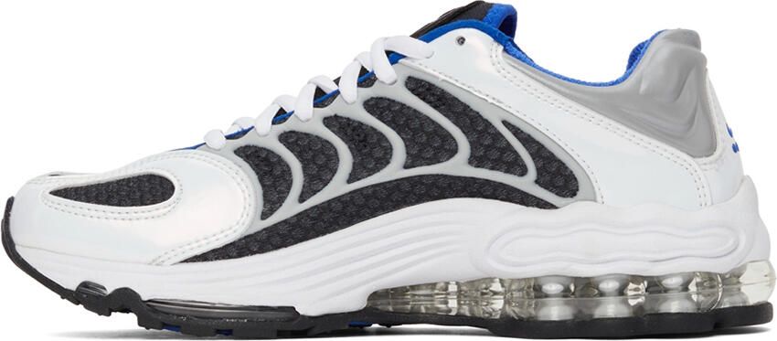 Nike White & Blue Air Tuned Max Sneakers - Picture 4