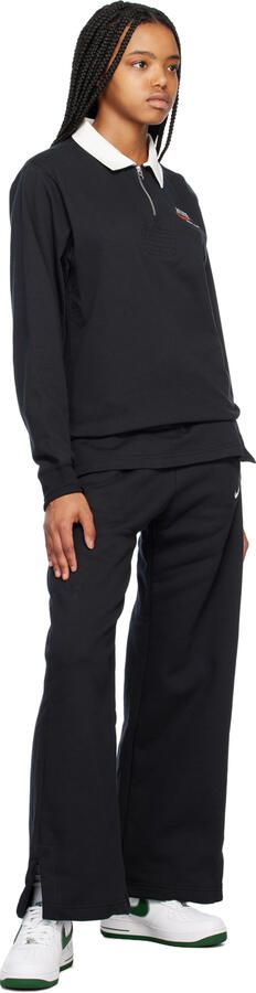 Nike White & Green LeBron James Air Force 1 Sneakers - Picture 6