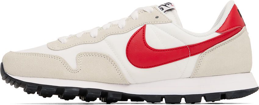 Nike White & Black Air Pegasus 83 Sneakers - Picture 5