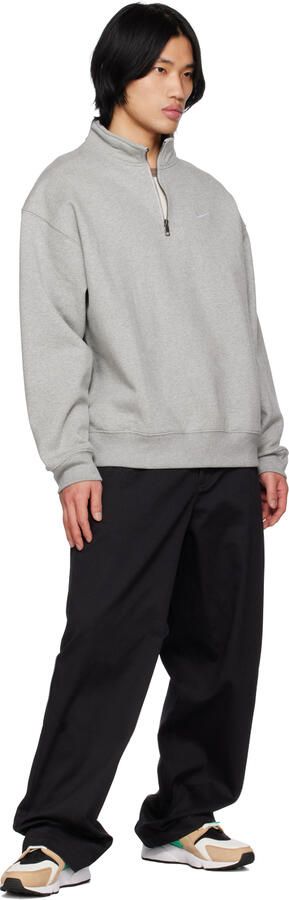 Nike White & Tan Air Huarache Premium Sneakers - Picture 4