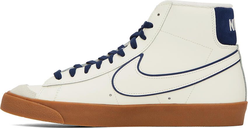 Nike White Blazer Mid '77 Sneakers - Picture 3