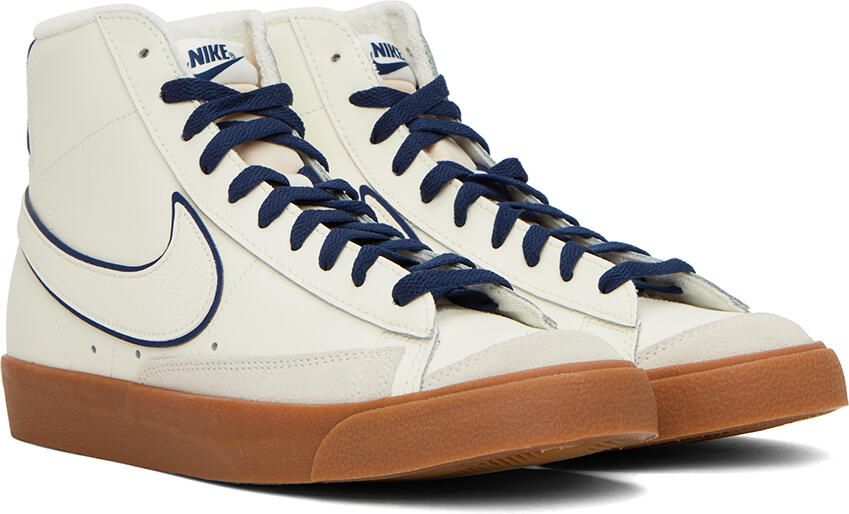 Nike White Blazer Mid '77 Sneakers - Picture 2