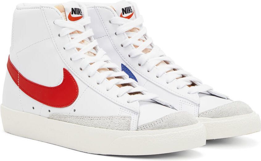 Nike White Blazer Mid '77 Vintage High-Top Sneakers - Picture 2