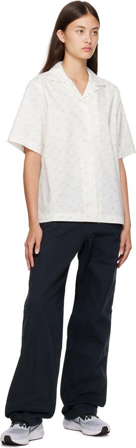 Nike White Pegasus 40 Sneakers - Picture 4