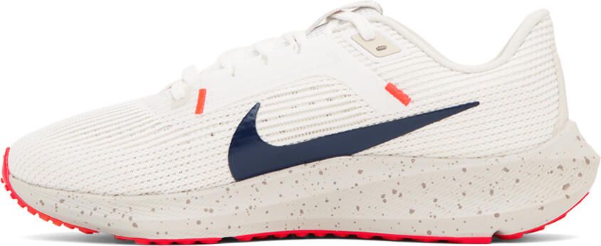 Nike White Zoom Pegasus 40 Sneakers - Picture 3