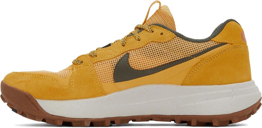 Nike Yellow ACG Lowcate Sneakers - Picture 3
