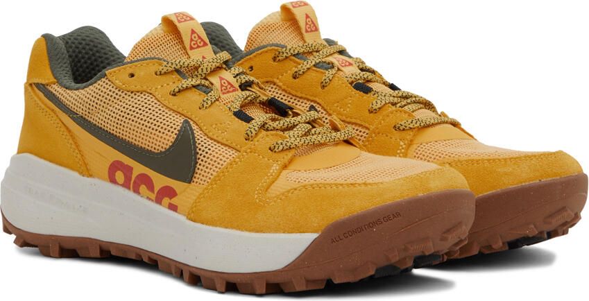 Nike Yellow ACG Lowcate Sneakers - Picture 2