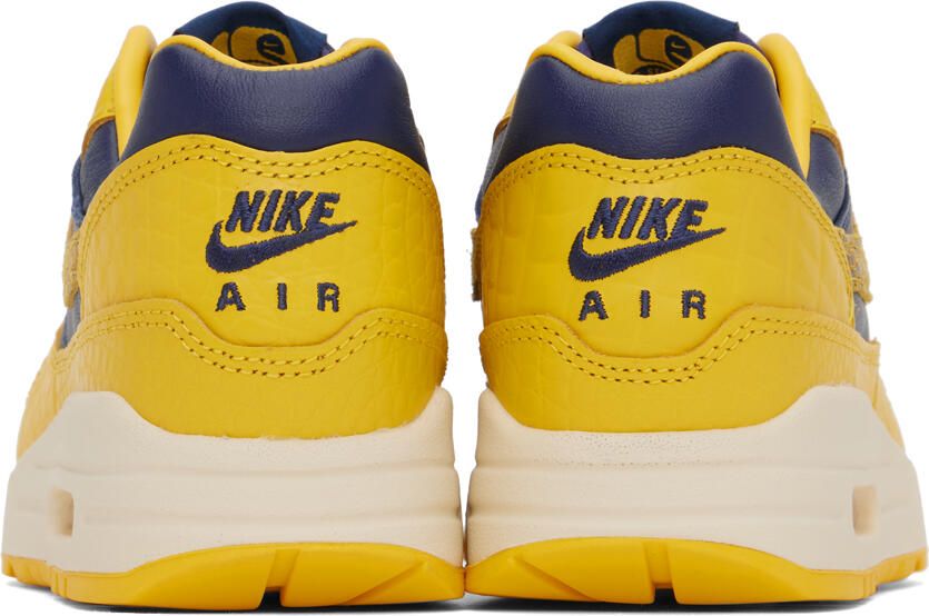 Nike Yellow & Navy Air Max 1 Premium Sneakers