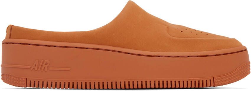Nike Orange Air Force 1 Lover XX Loafers