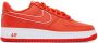 Nike Red Air Force 1 '07 Sneakers - Thumbnail 1