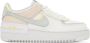 Nike White & Beige Air Force 1 Shadow Sneakers - Thumbnail 1