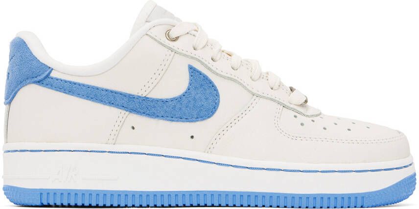 Nike White & Blue Air Force 1 LXX Sneakers