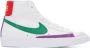 Nike White & Green Blazer Mid '77 Sneakers - Thumbnail 1