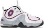 Nike White & Purple Air Penny II Sneakers - Thumbnail 1