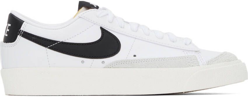 Nike White Blazer Low '77 Sneakers - Picture 2