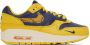 Nike Yellow & Navy Air Max 1 Premium Sneakers - Thumbnail 1