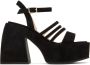 Nodaleto Black Bulla Chibi Heeled Sandals - Thumbnail 1