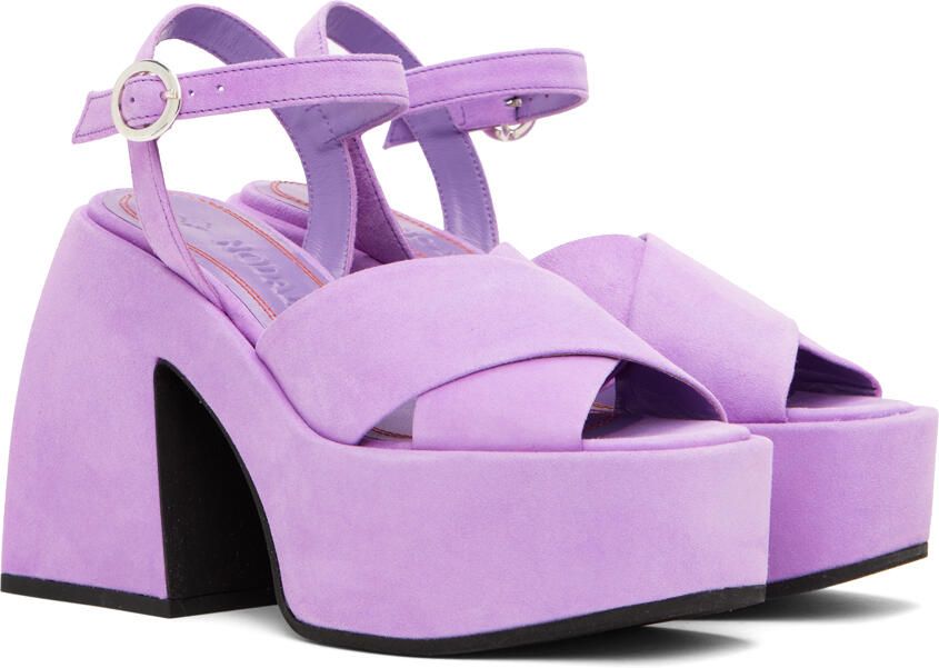 Nodaleto Purple Bulla Joni Heeled Sandals - Picture 3