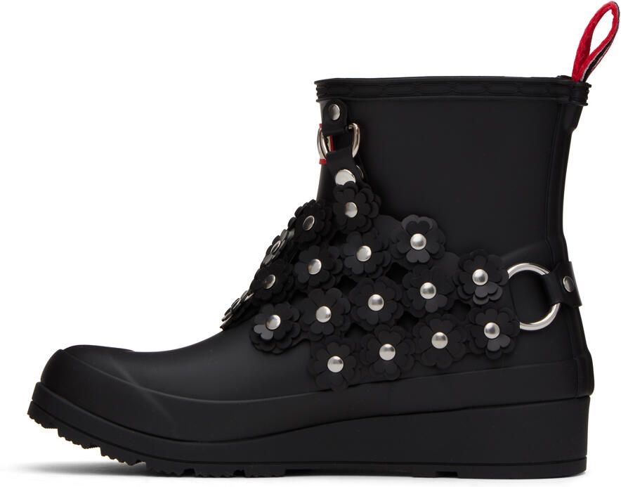 Noir Kei Ninomiya Black Hunter Edition Rubber Boots - Picture 2
