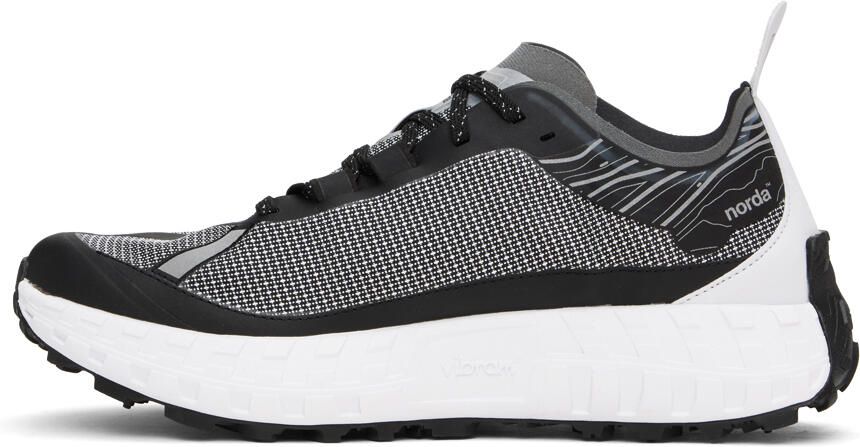 Norda Black & White ' 001' Sneakers - Picture 3