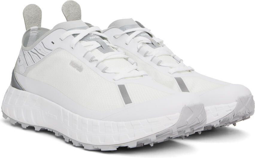 Norda White & Silver ' 001' Sneakers - Picture 2