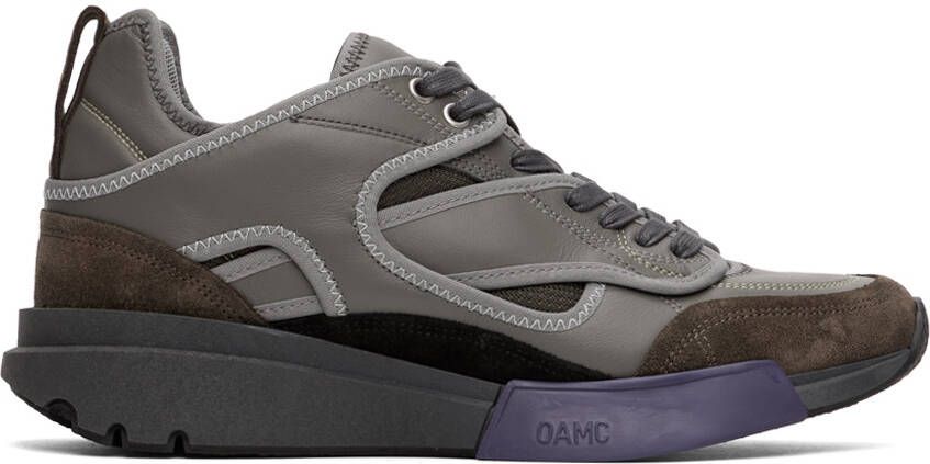 OAMC Gray Aurora Runner Sneakers