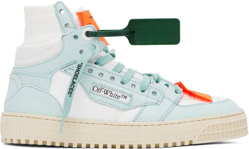Off-White & Blue 3.0 Off Court Sneakers